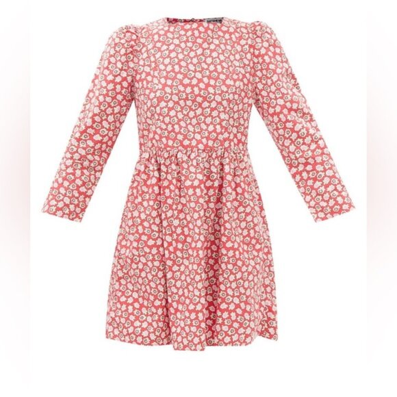 Batsheva Mini Collarless Prairie Dress - Picture 4 of 8